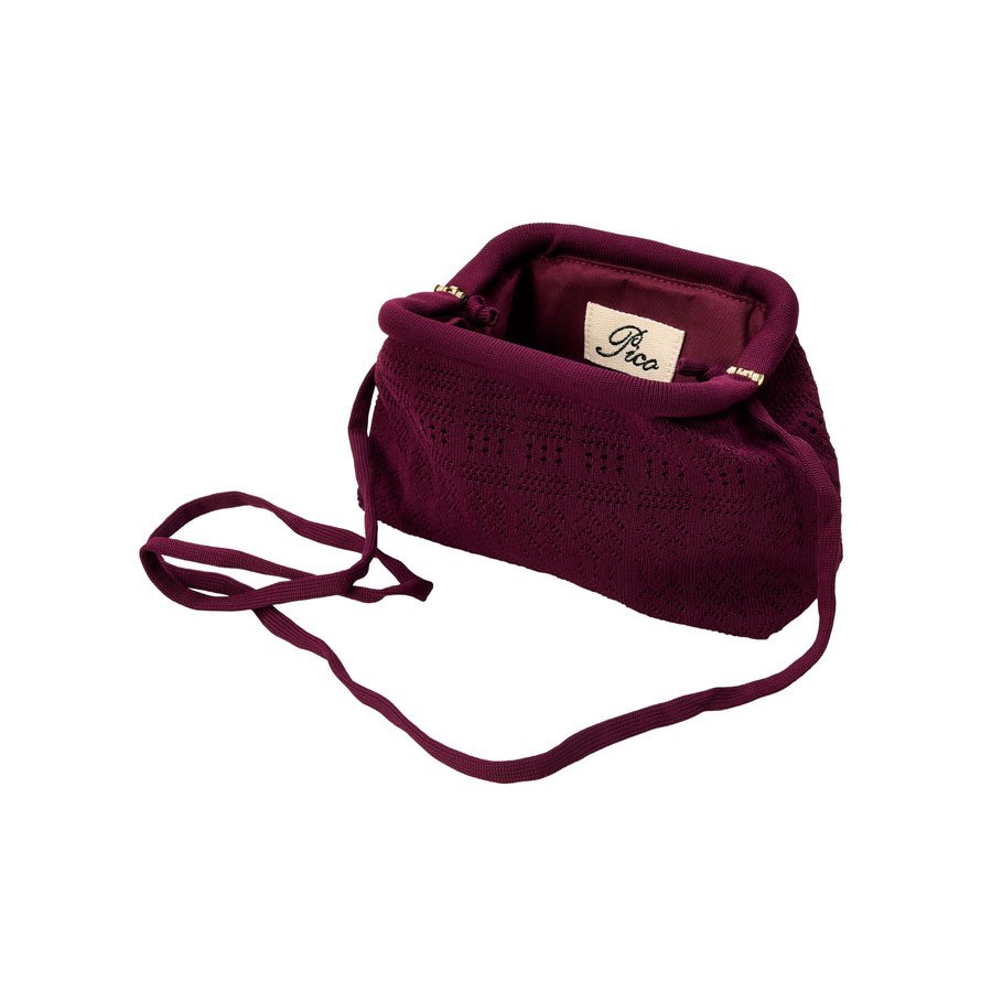 Small Rosalia Clutch Plum lace