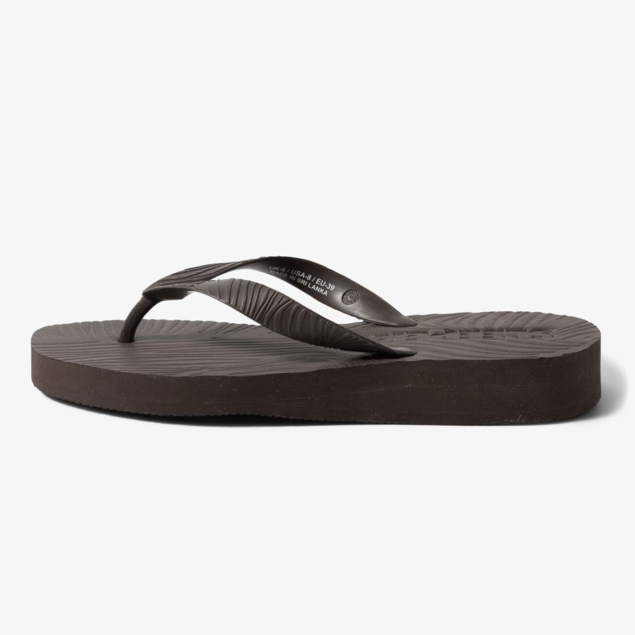 Red Transparent Tapered Platform Flip Flops main image 0