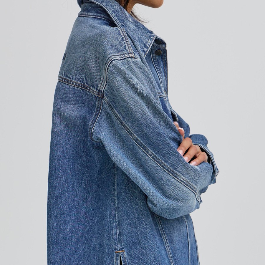 Lucia Denim Patch Jacket - Billede 2