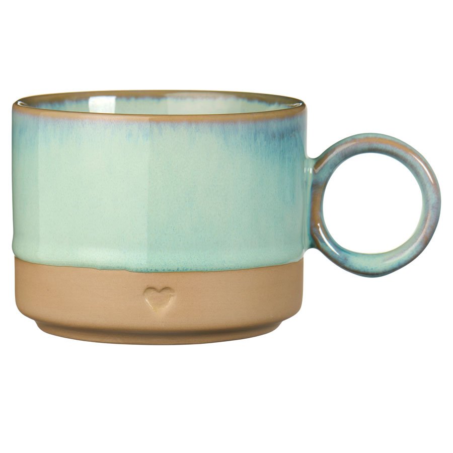 Krus m. hank lysegrøn - Billede 2