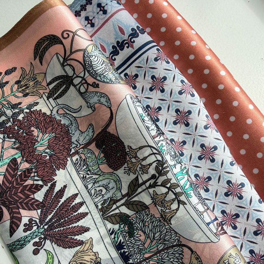 Silketørklæde - Billede 3