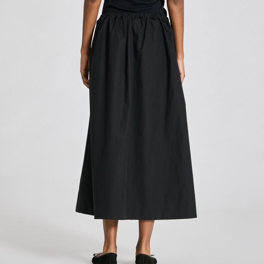 Ruth Pleated Poplin Skirt - Billede 4