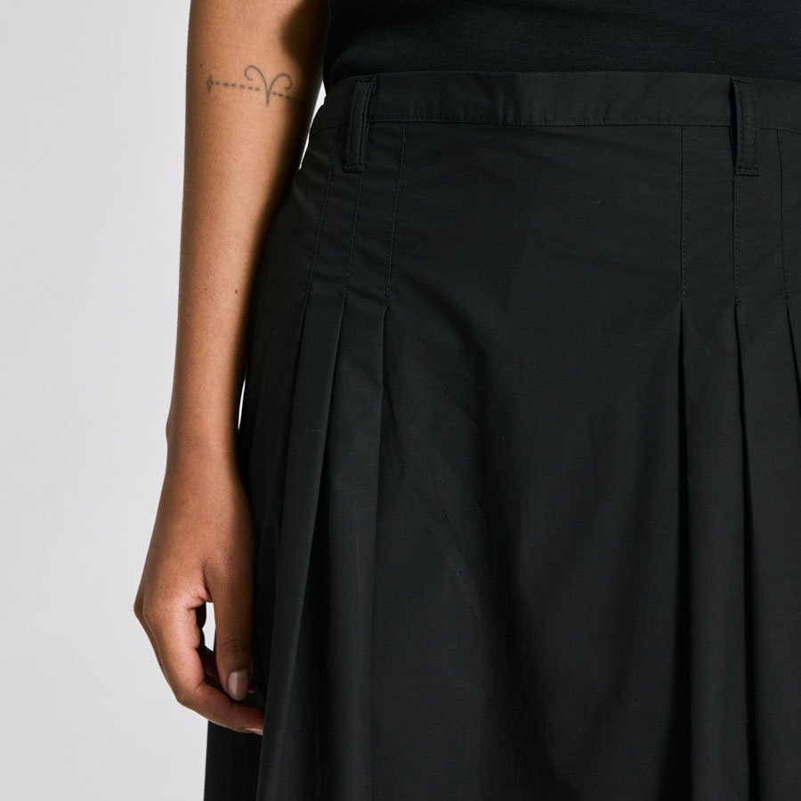 Ruth Pleated Poplin Skirt - Billede 5