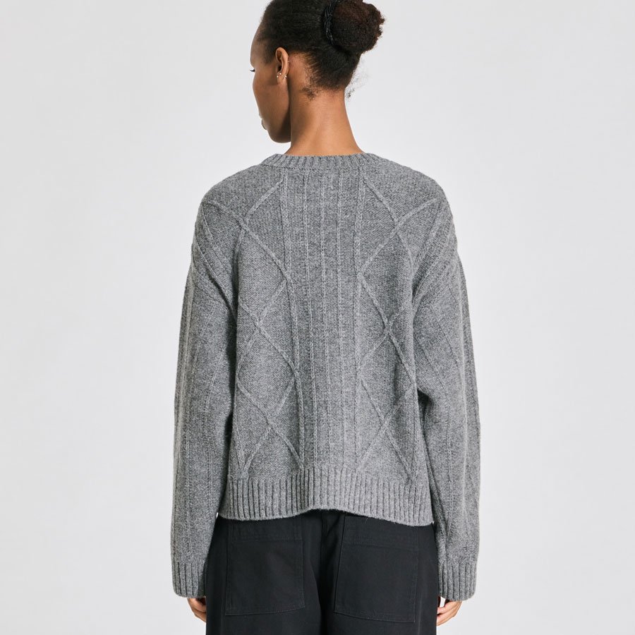 Carina Pullover Lambswool Knit Grafitti grey - Billede 2