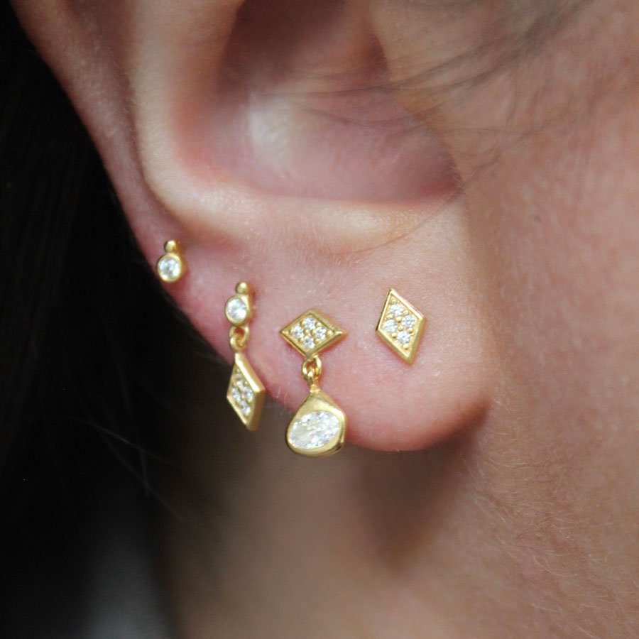 Miss Queen Earring with Harlekin - Billede 3