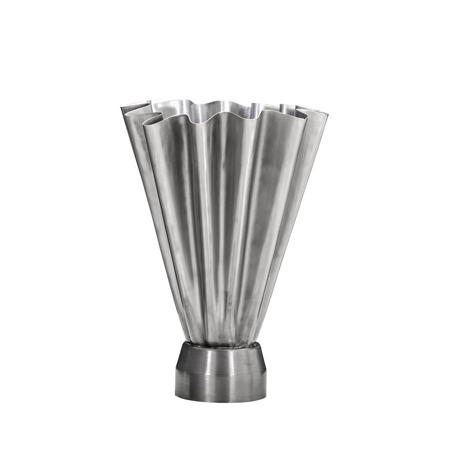 Flood Vase Brushed silver finish - Billede 4
