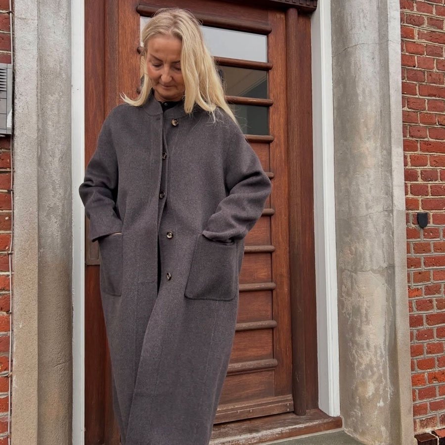 Pre-order - Chicago pure wool long coat