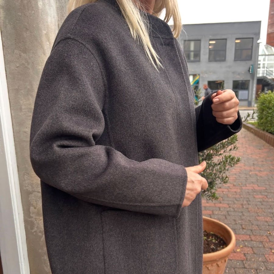 Pre-order - Chicago pure wool long coat - Billede 3