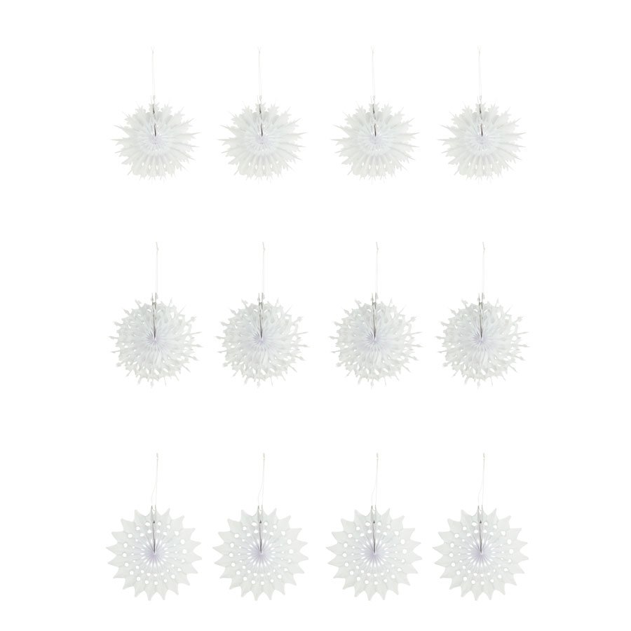 Paper Fan Fold white - 12 stk. - Billede 2